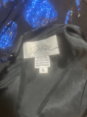 Vintage 80's metallic Destinee top 6 M