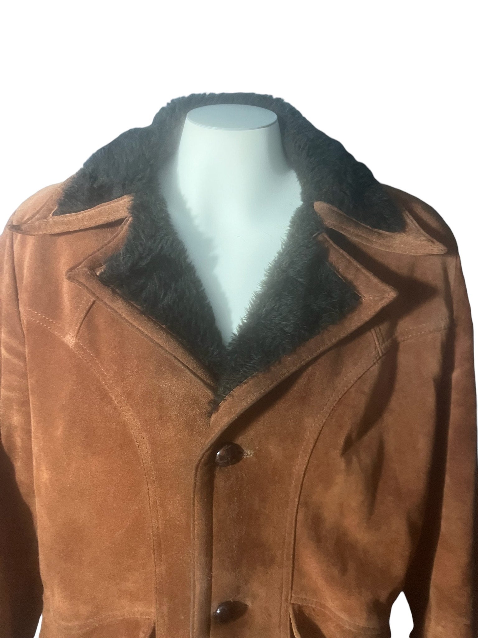 Vintage 70's Sears men's leather jacket 42