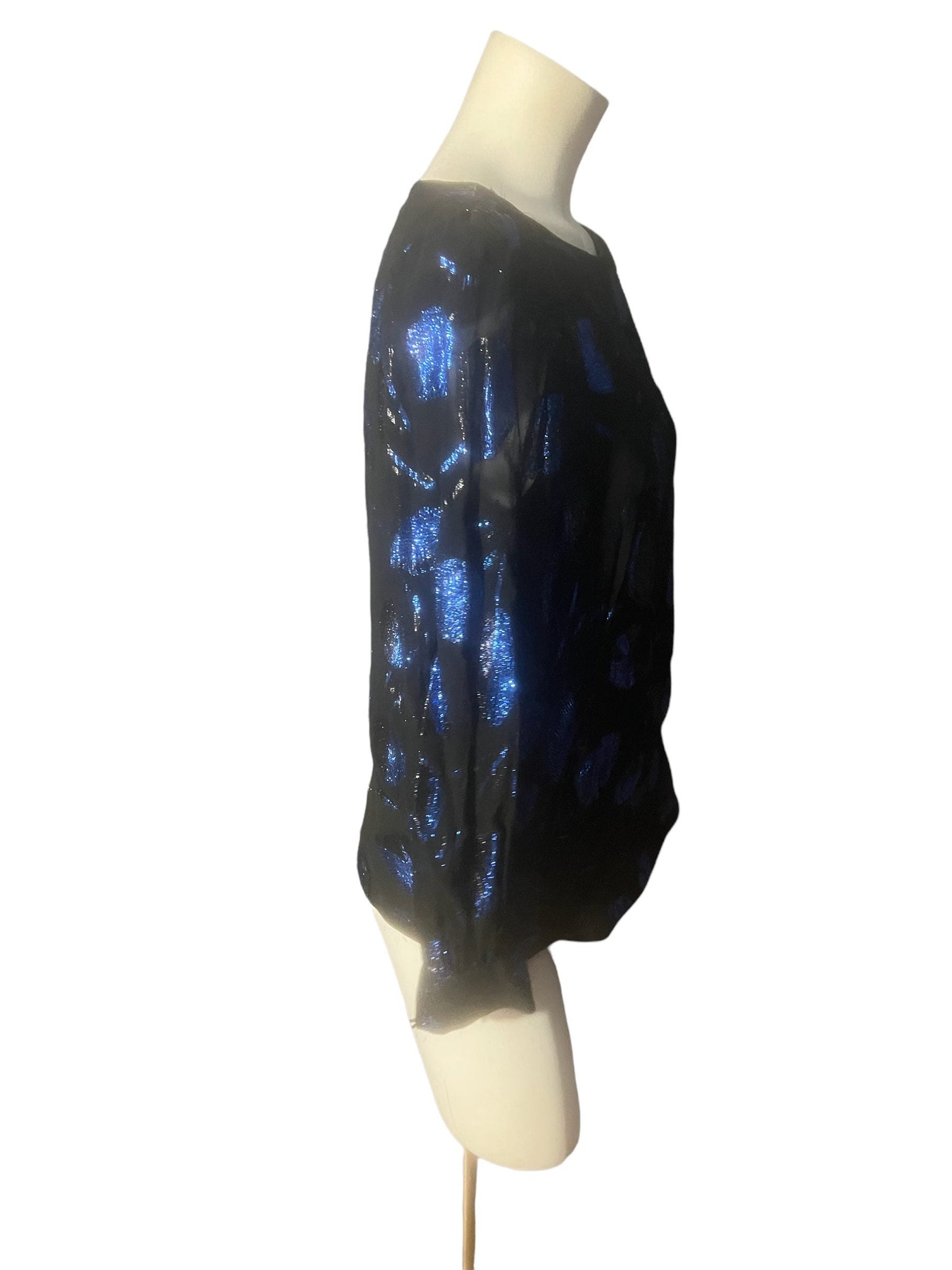 Vintage 80's metallic Destinee top 6 M