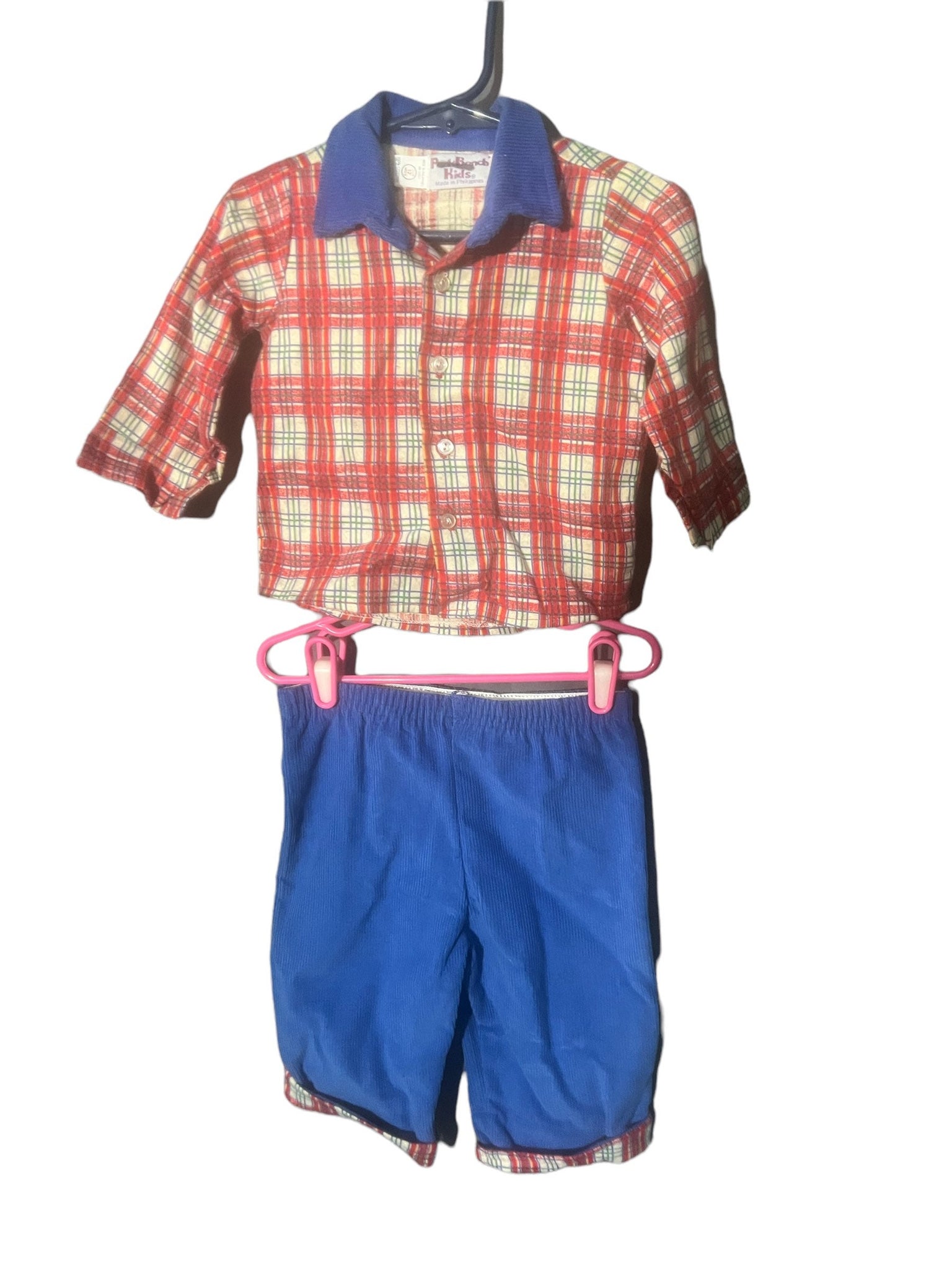 Vintage 70's Park Bench kids baby set 12 month