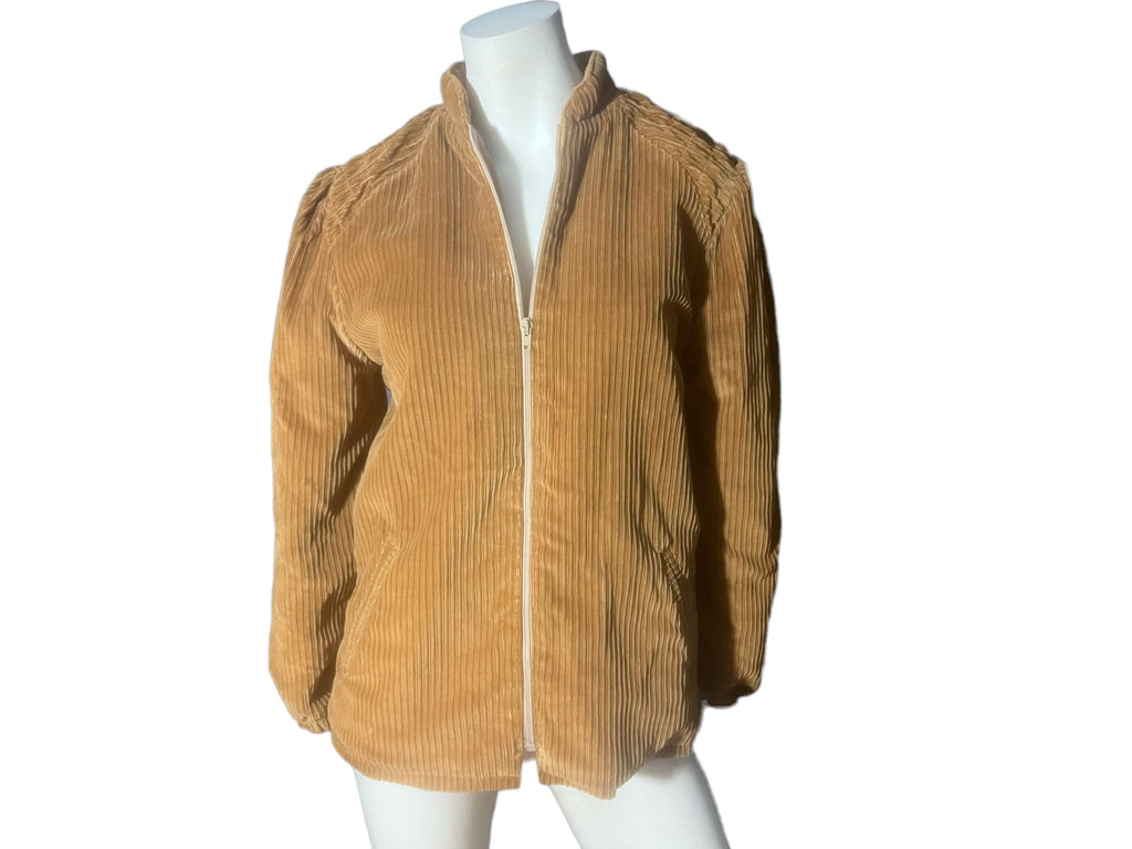 Vintage 80's corduroy coat jacket Clque by John Heckler S