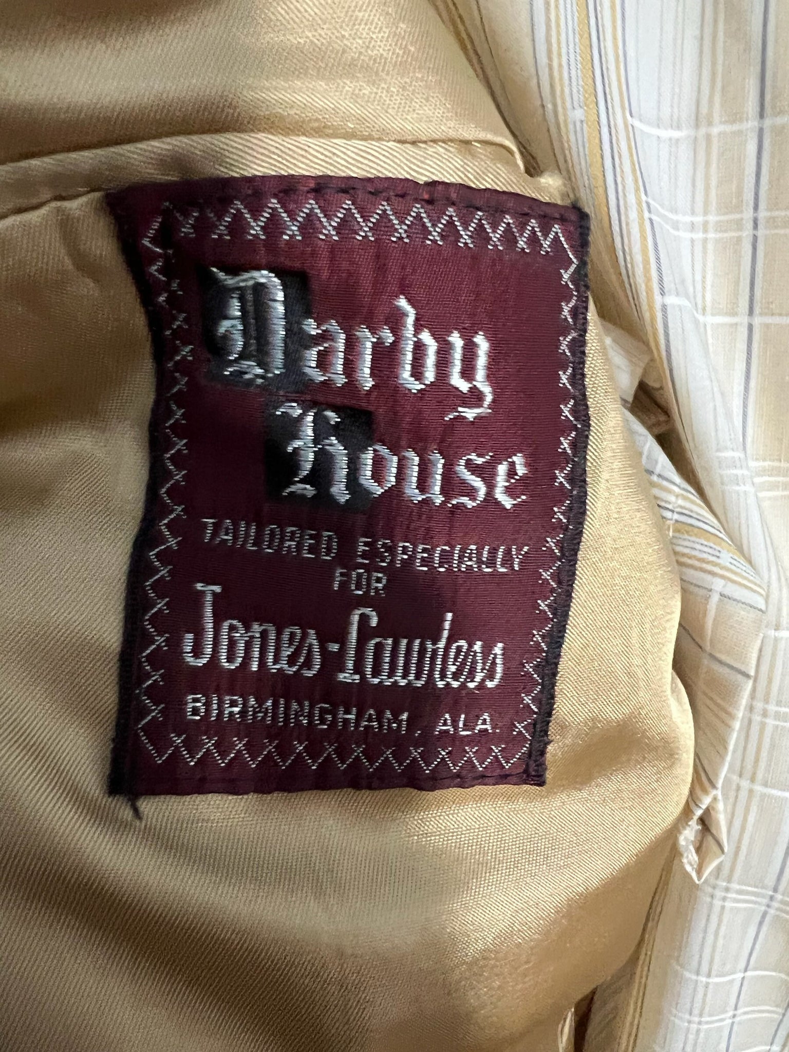 Vintage wool Darby House suit jacket 46
