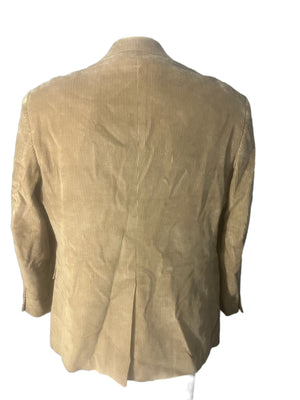 Vintage brown corduroy suit jacket 44R Hunt Valley