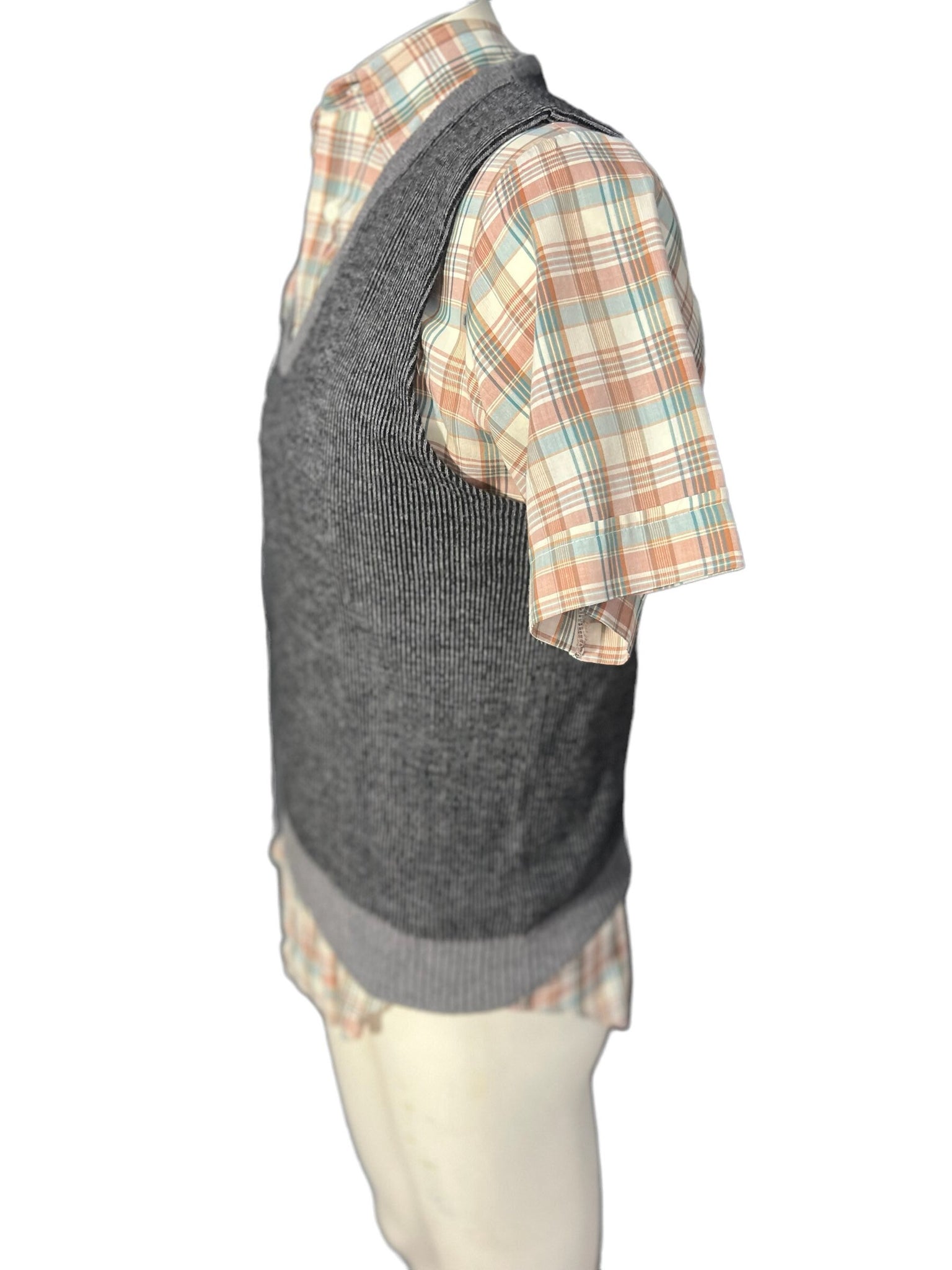 Vintage men's Arrow striped knit vest M