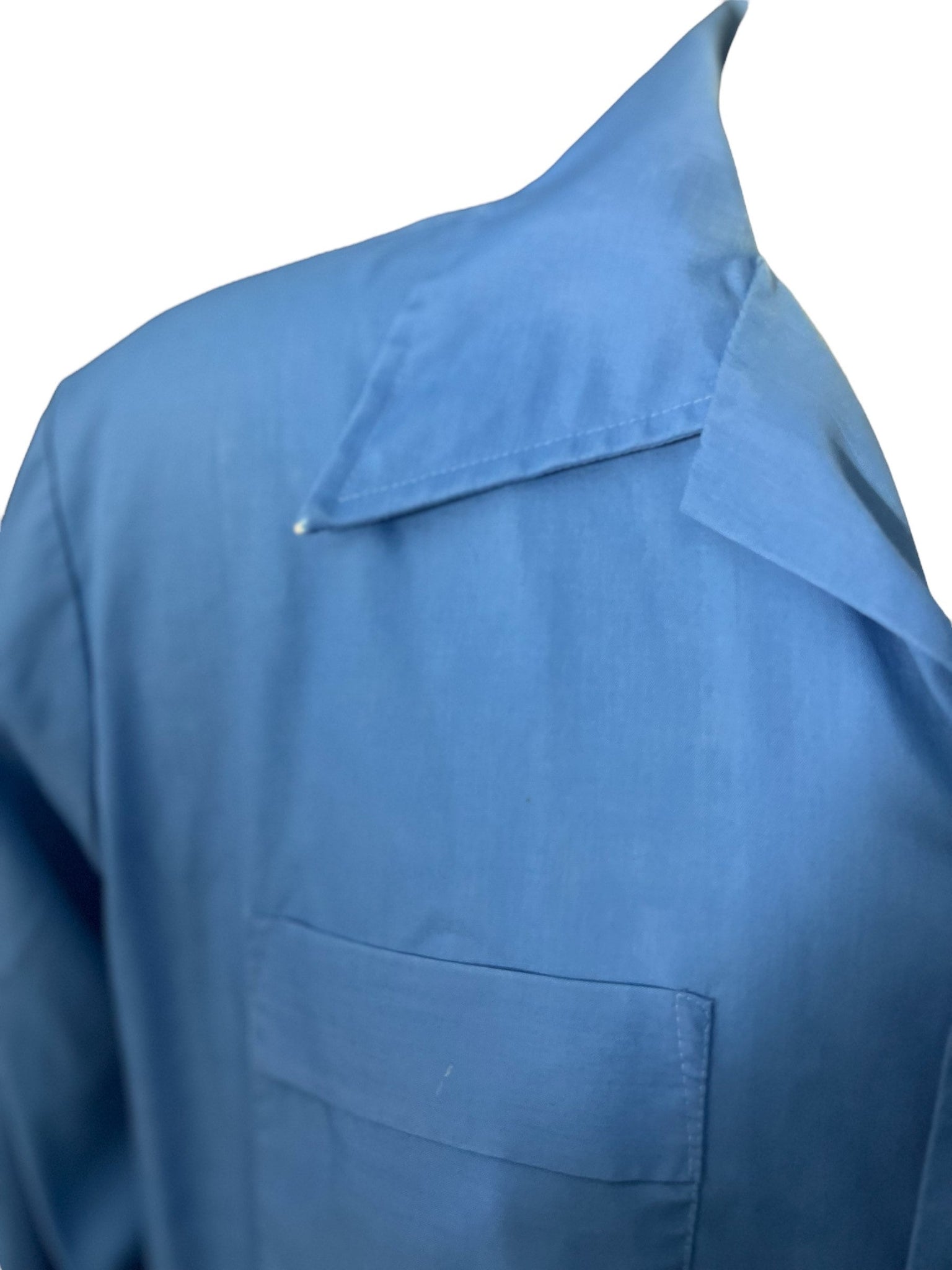 Vintage 60's blue Norgate men's shirt L