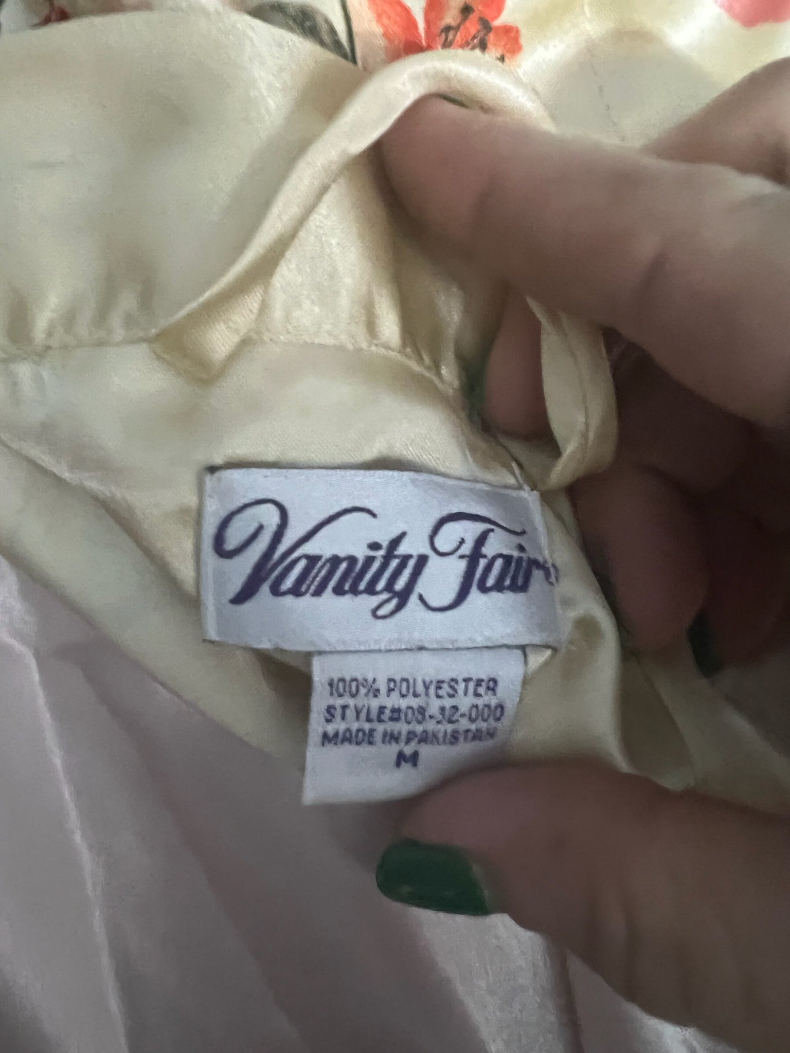 Vintage Vanity Fair short Robe M