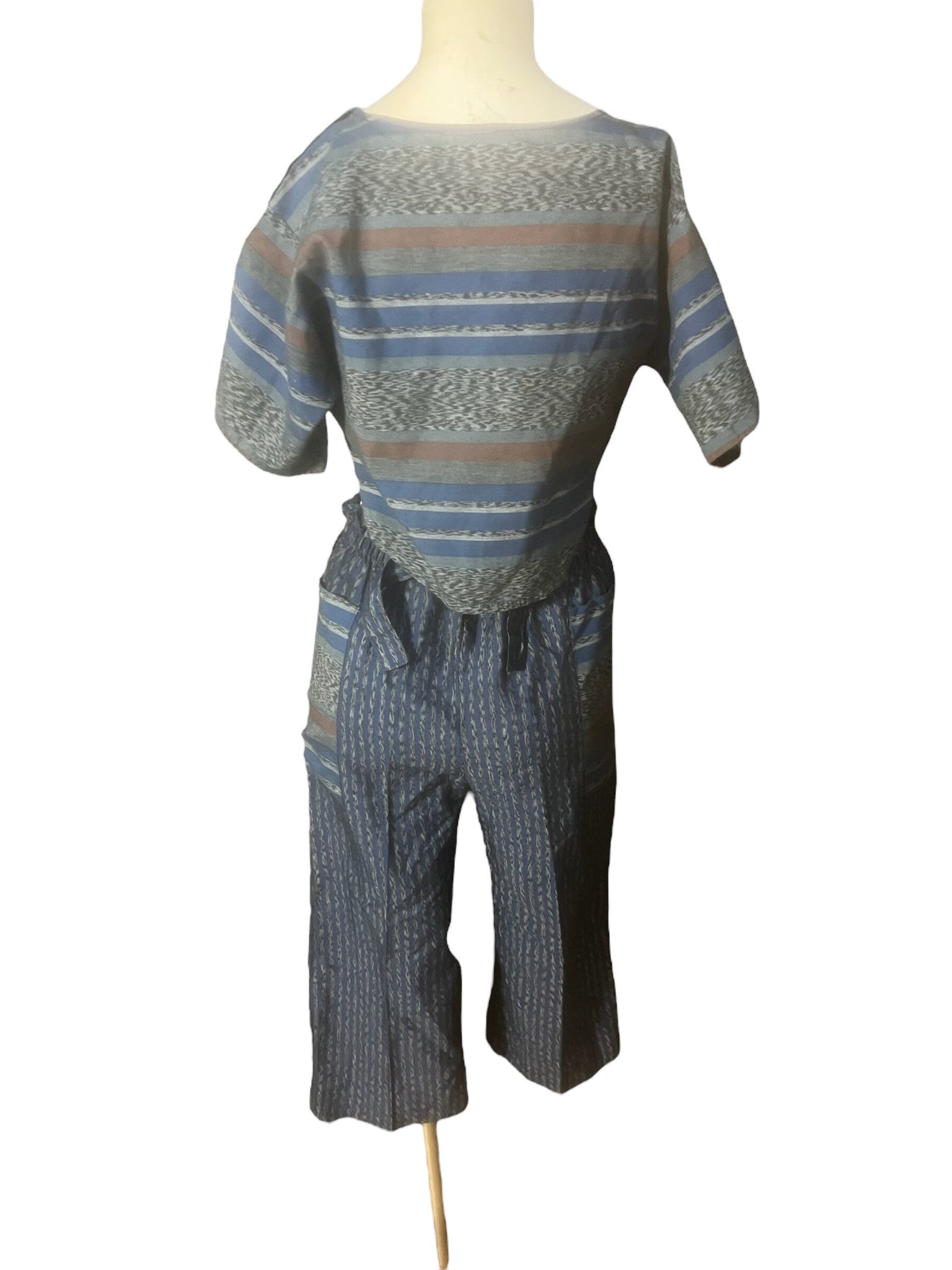 Vintage 80's short set handmade M