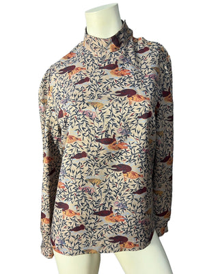 Vintage 80's duck shirt Russ 14 L