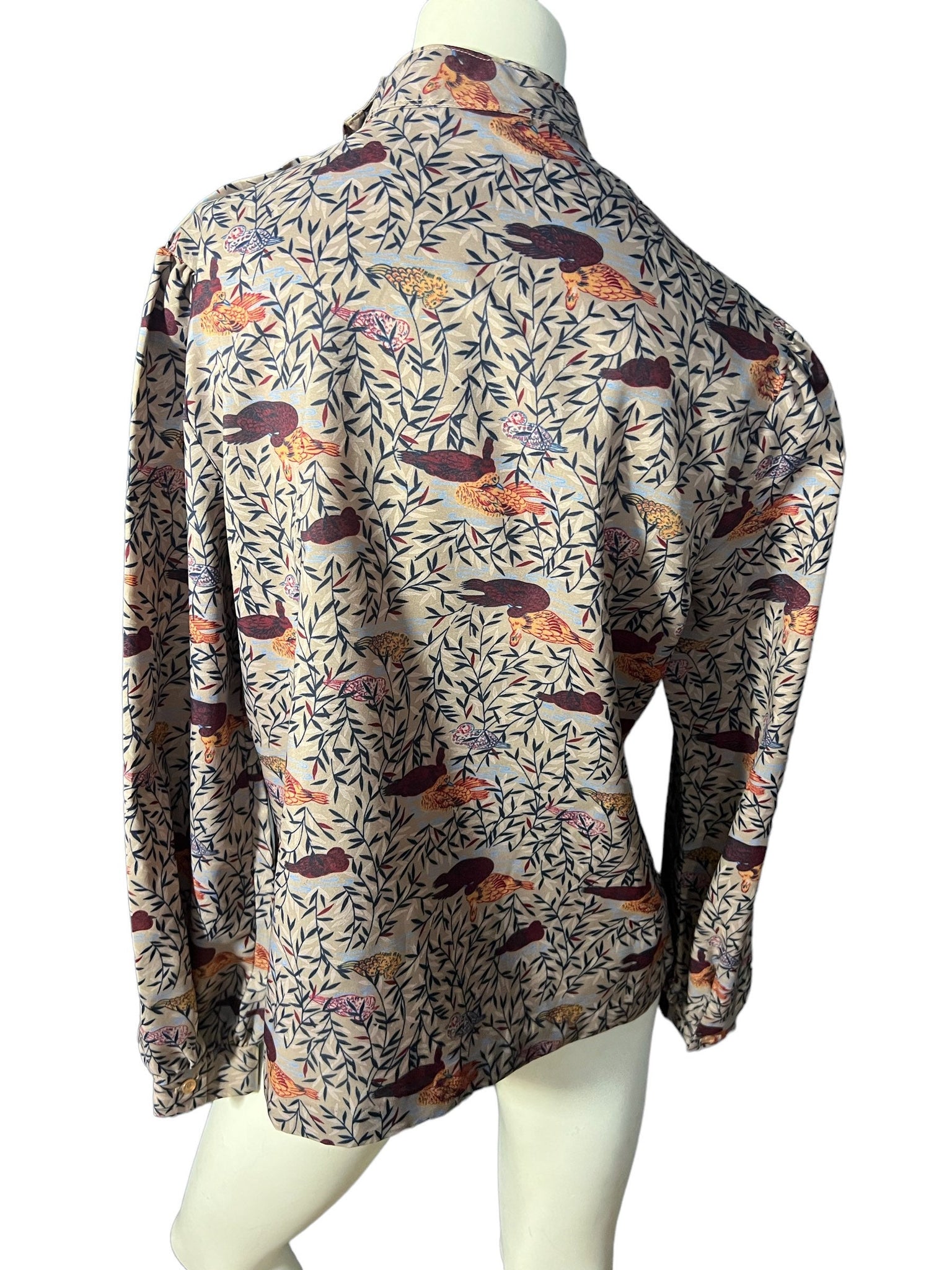 Vintage 80's duck shirt Russ 14 L
