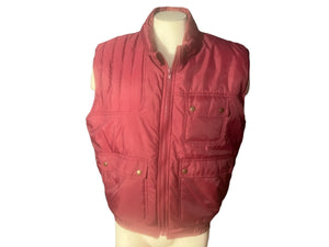 Vintage Ozark Trails maroon vest L