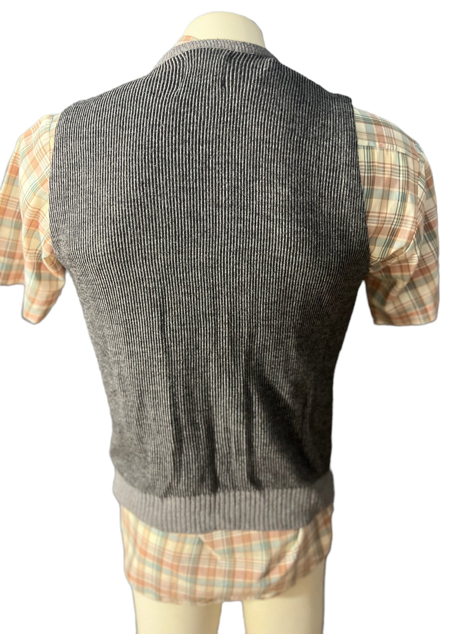 Vintage men's Arrow striped knit vest M