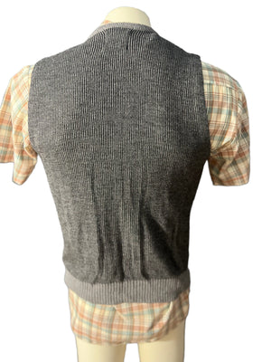 Vintage men's Arrow striped knit vest M