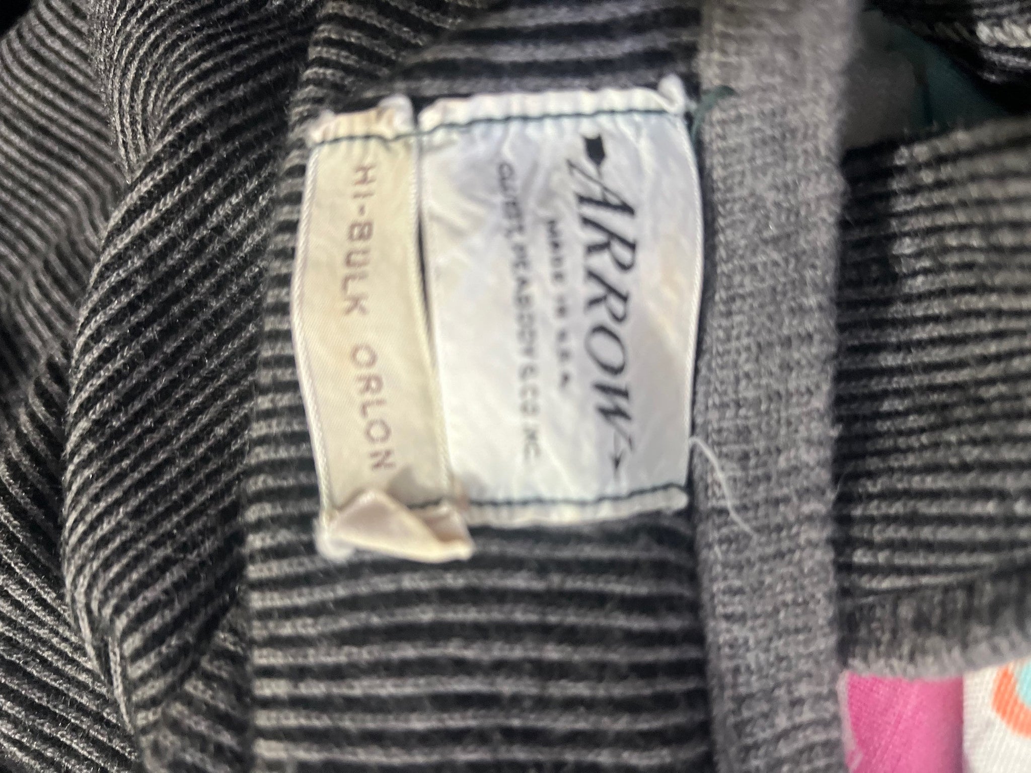 Vintage men's Arrow striped knit vest M