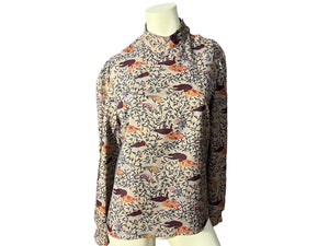 Vintage 80's duck shirt Russ 14 L