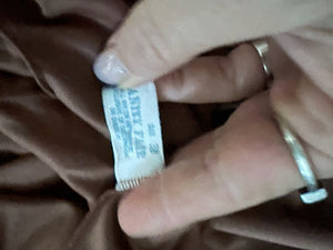 Vintage brown 60's robe L Vanity Fair 38