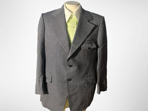 Vintage blue suit jacket Glen Guard 44 R