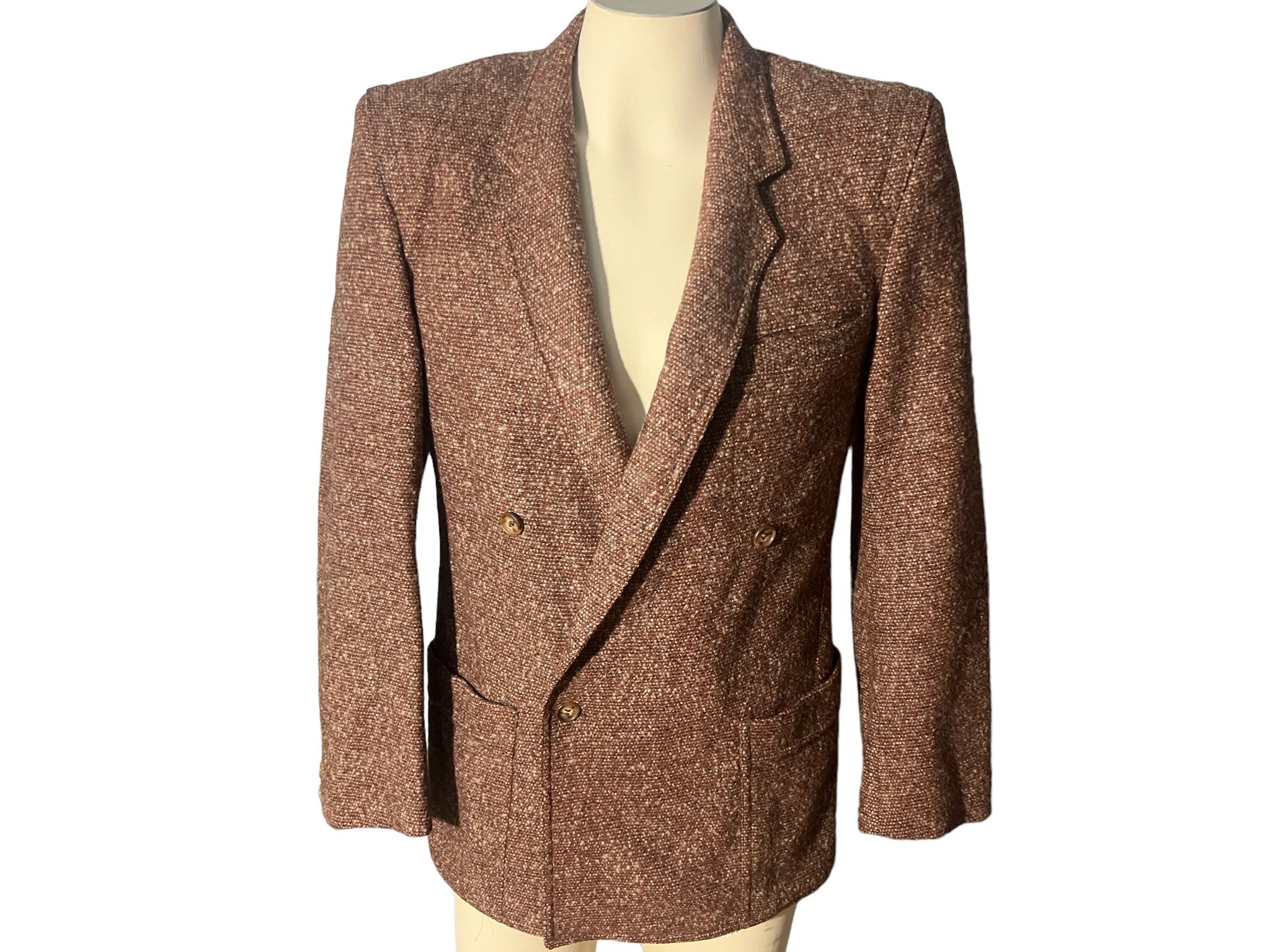 Vintage 80’s wool Bloomingdale’s suit jacket 38