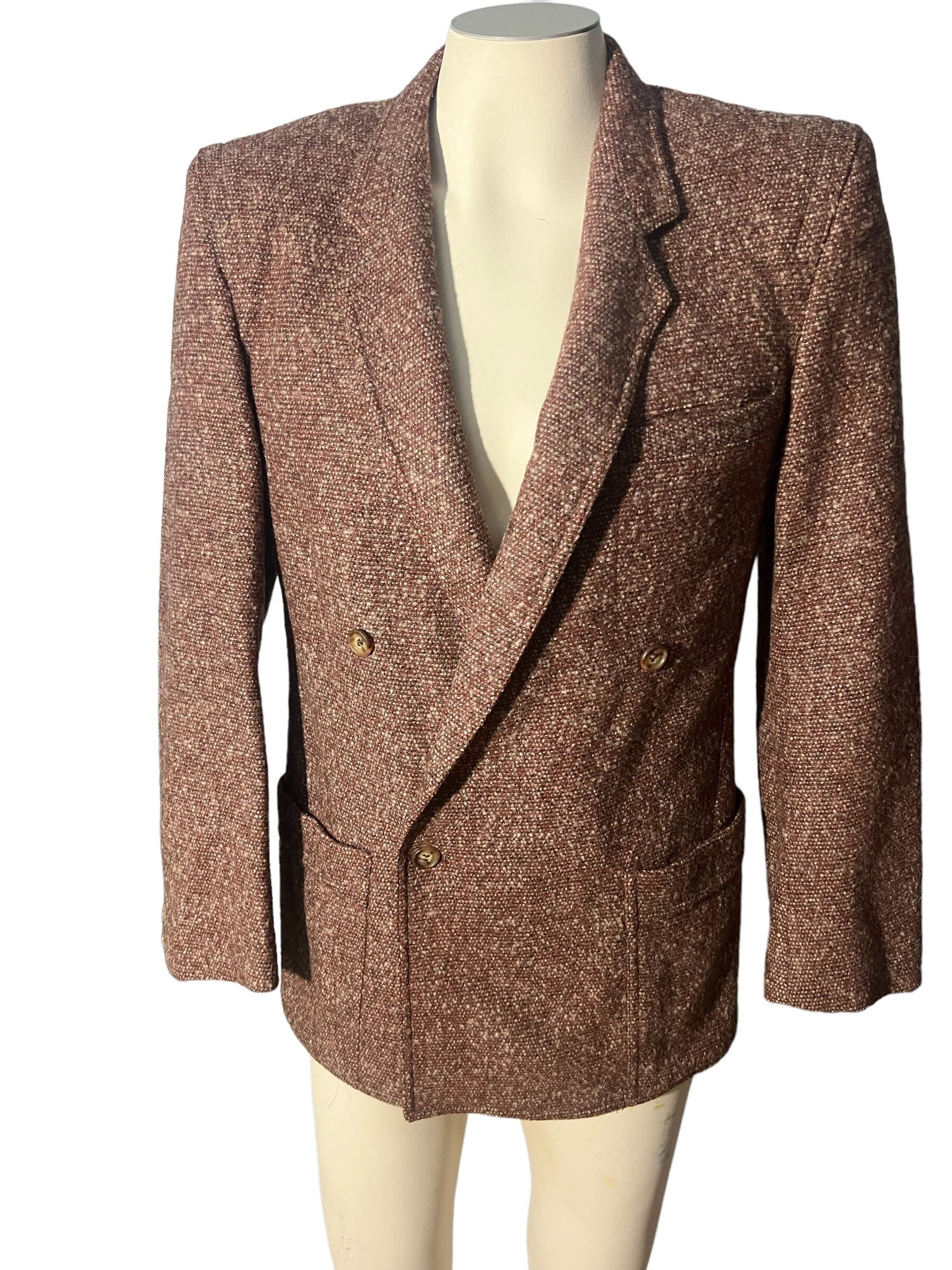 Vintage 80’s wool Bloomingdale’s suit jacket 38