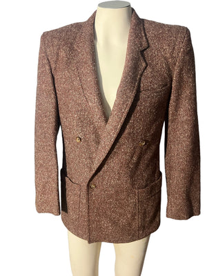 Vintage 80’s wool Bloomingdale’s suit jacket 38