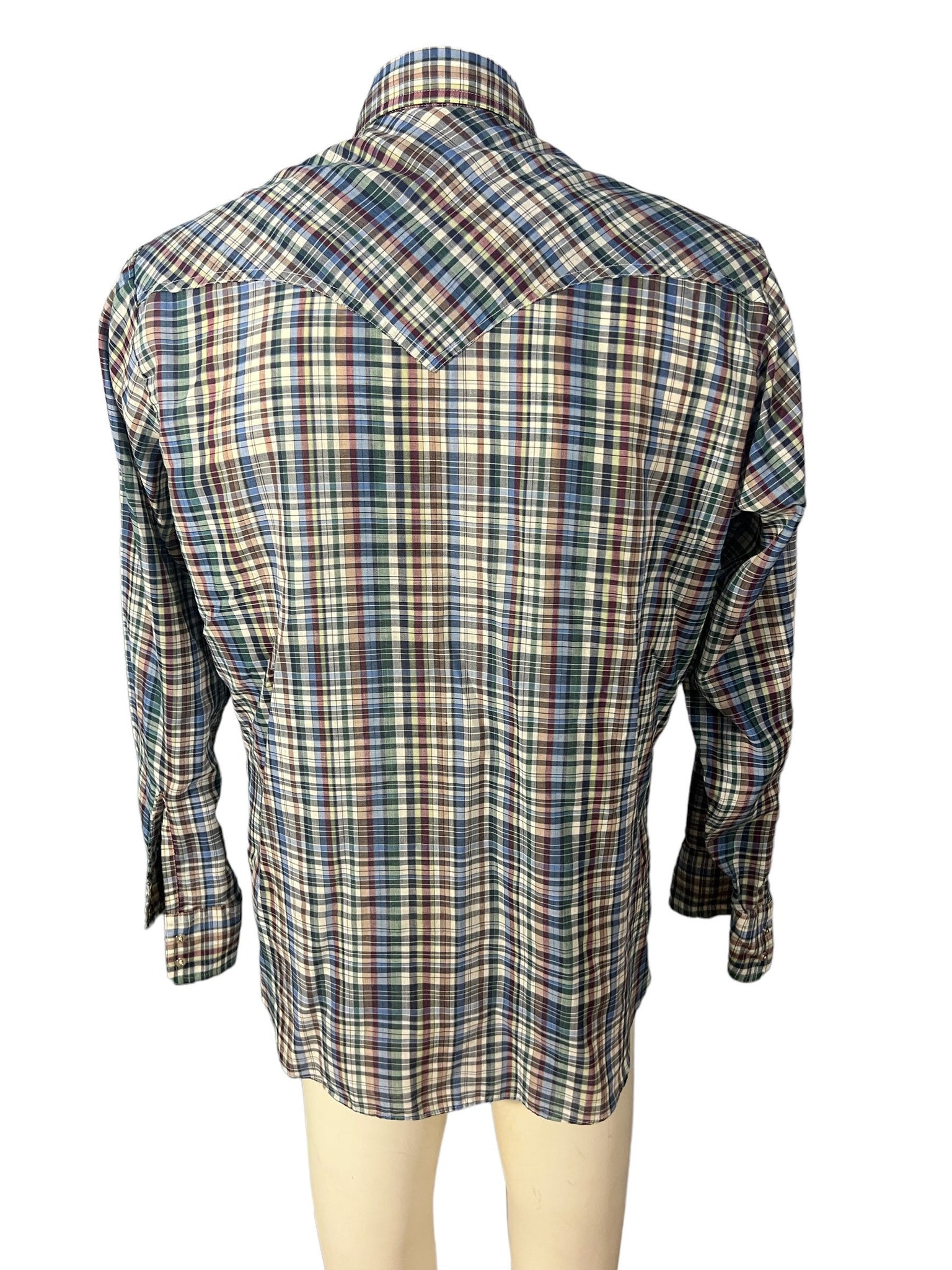 Vintage Levi’s plaid western shirt XL