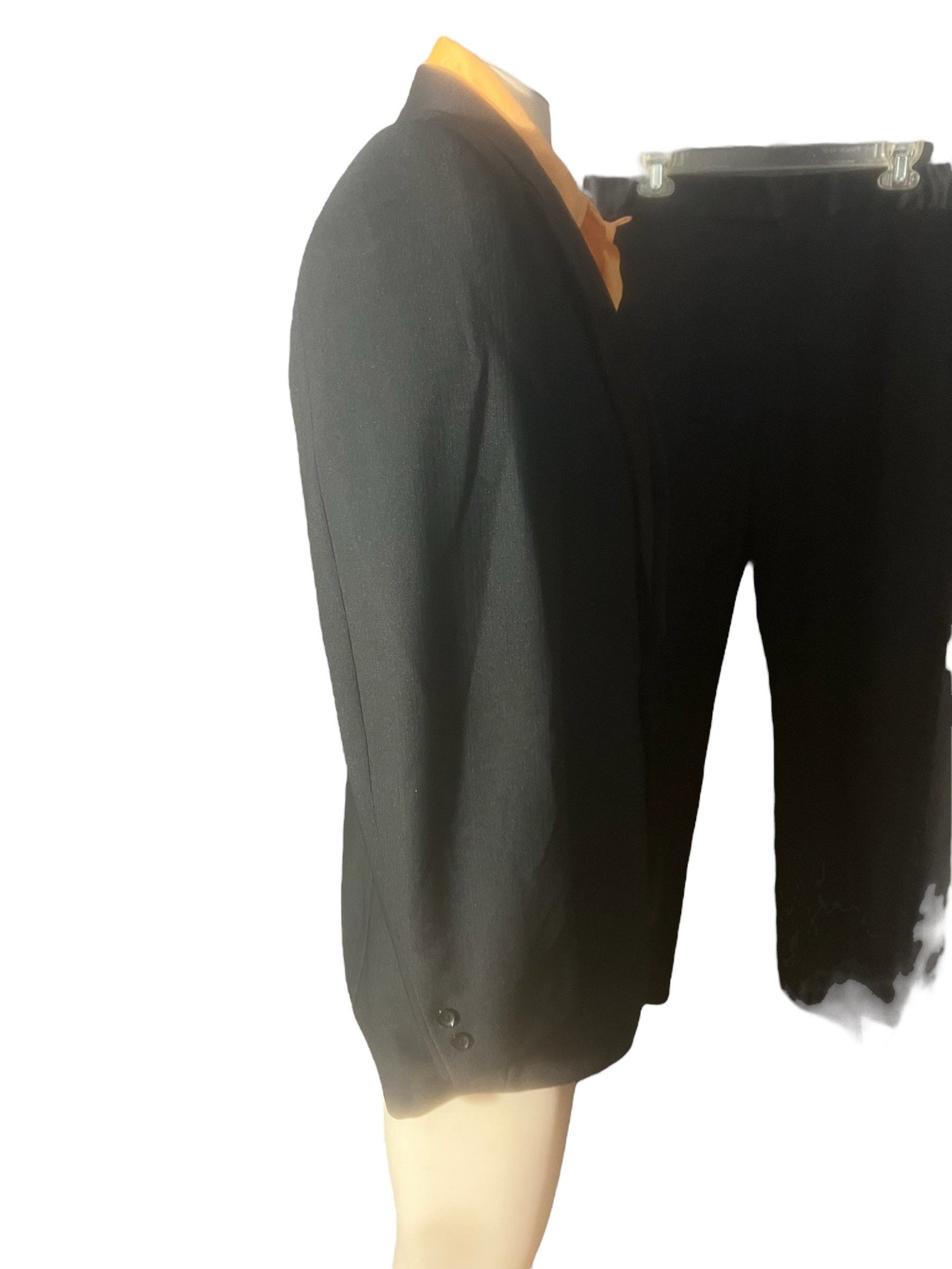 Vintage 70’s DeViney’s black tuxedo suit 42