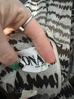 Vintage 70's Rona knit dress M L