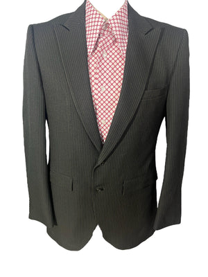 Vintage 80's pinstripe Falcone suit jacket 42