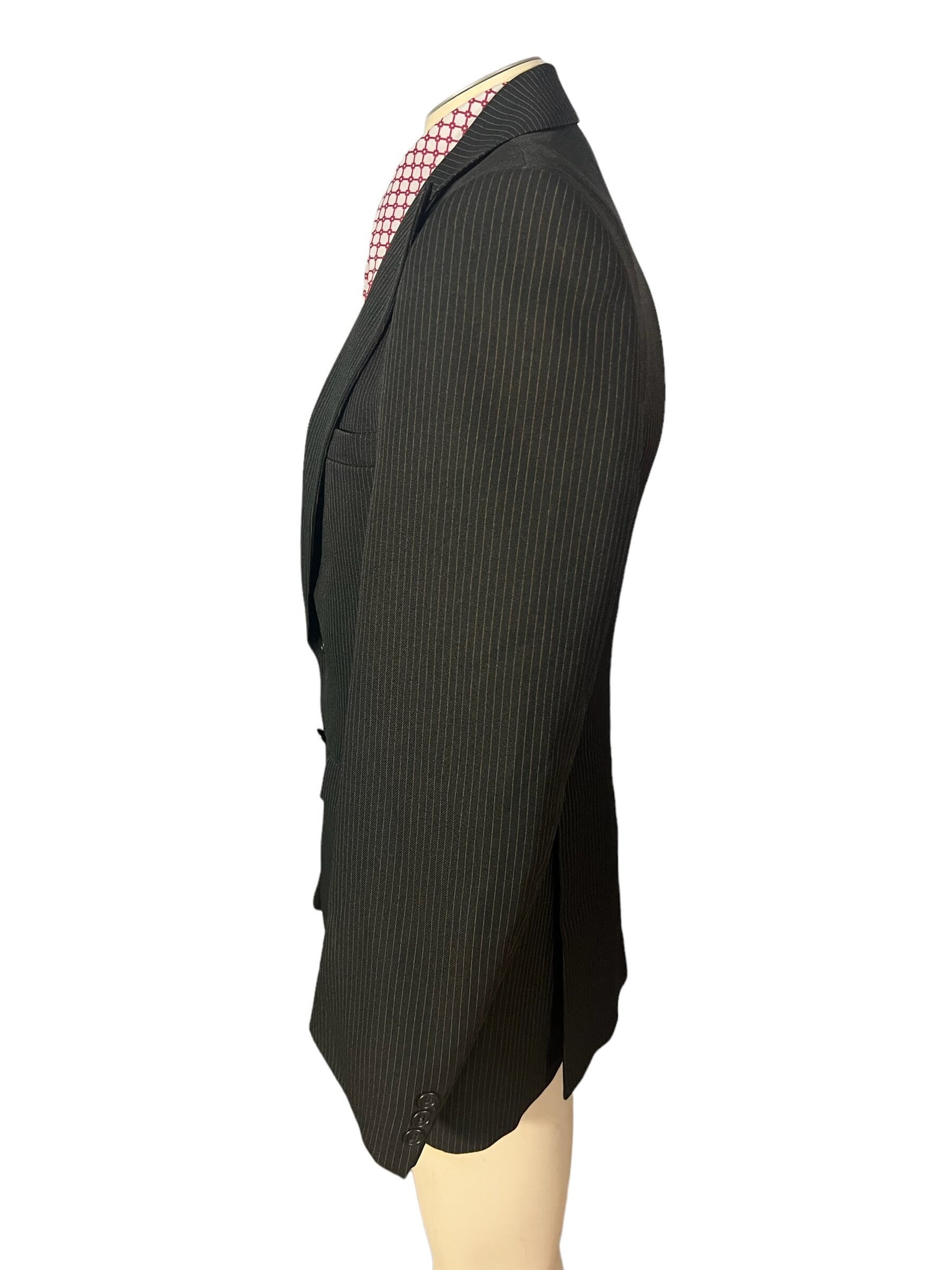 Vintage 80's pinstripe Falcone suit jacket 42
