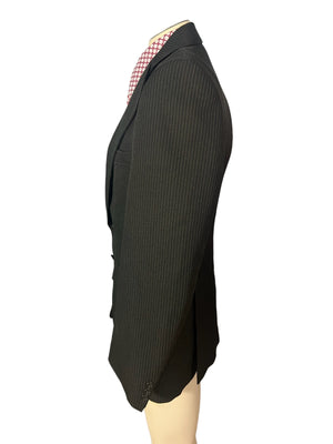 Vintage 80's pinstripe Falcone suit jacket 42