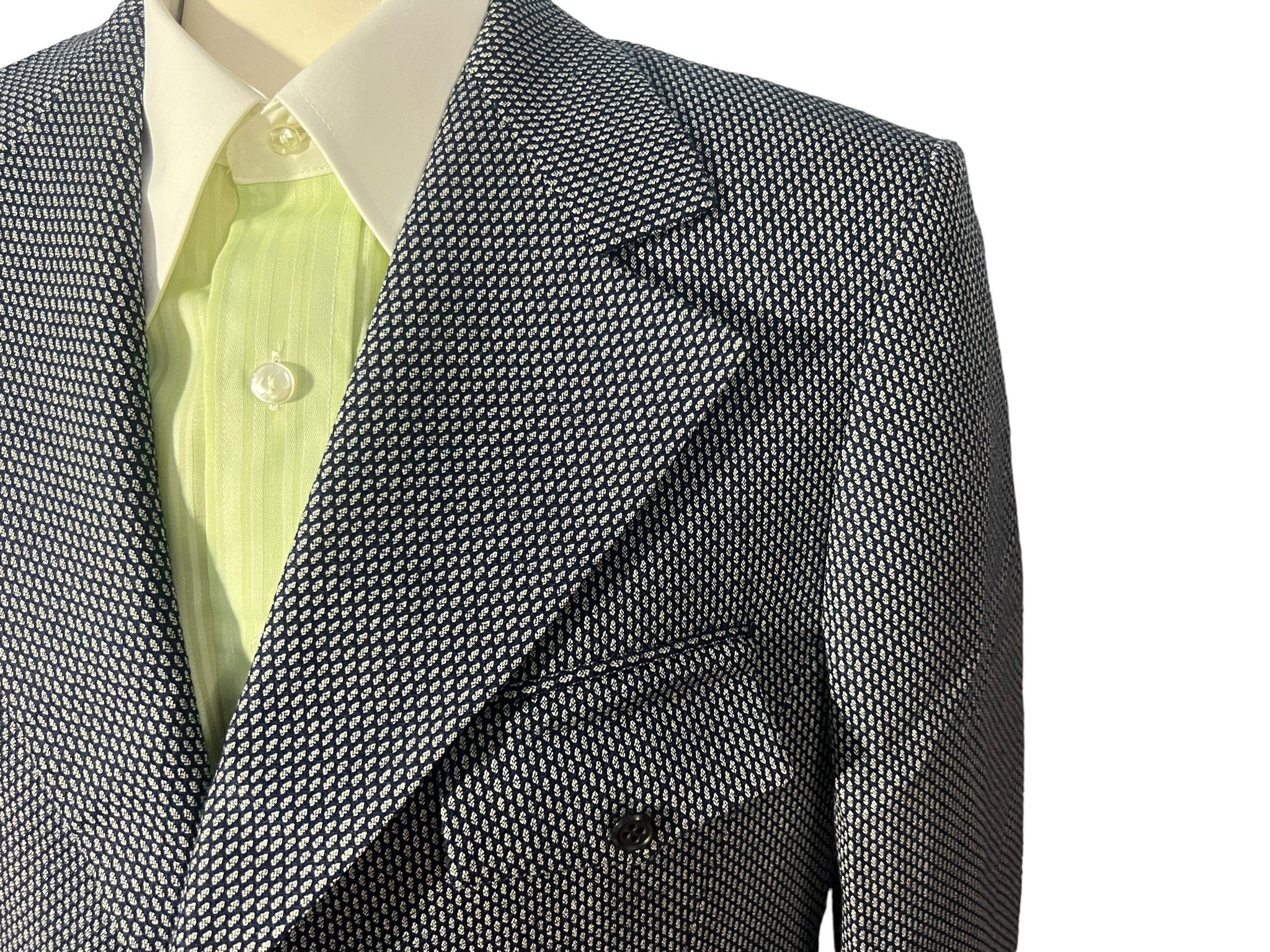 Vintage blue suit jacket Glen Guard 44 R