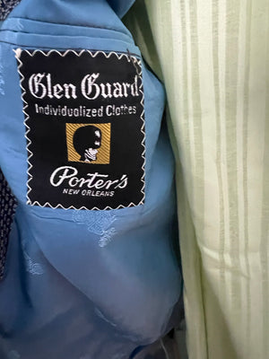Vintage blue suit jacket Glen Guard 44 R