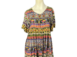 Vintage Papillon India hippie dress S