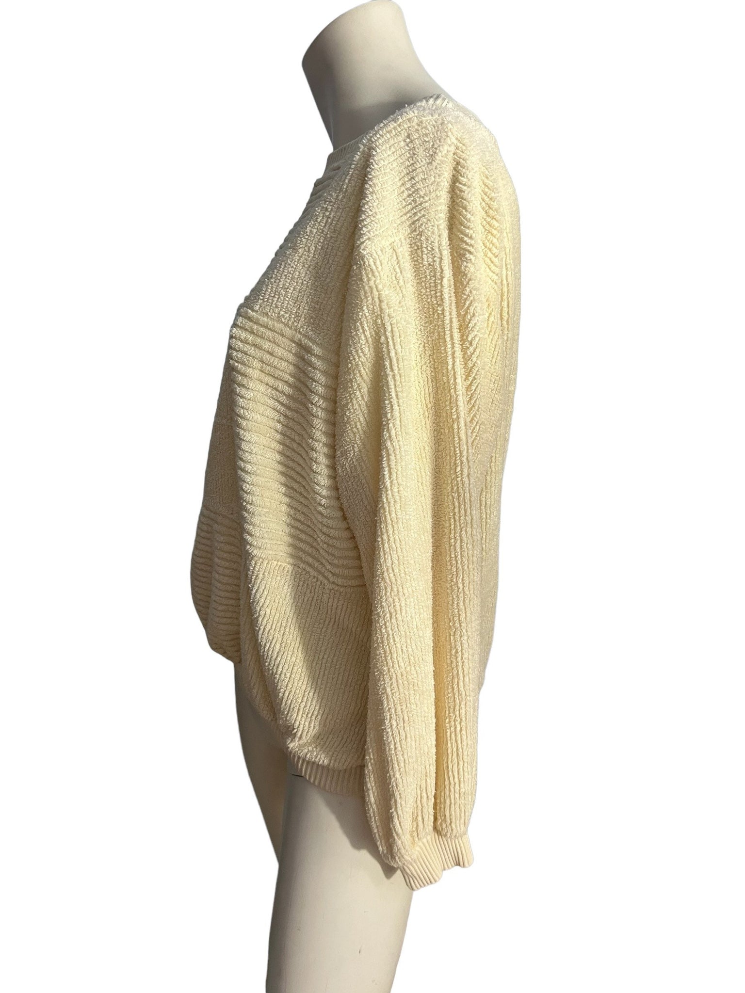 Vintage 70's Crowntuft terry shirt top L