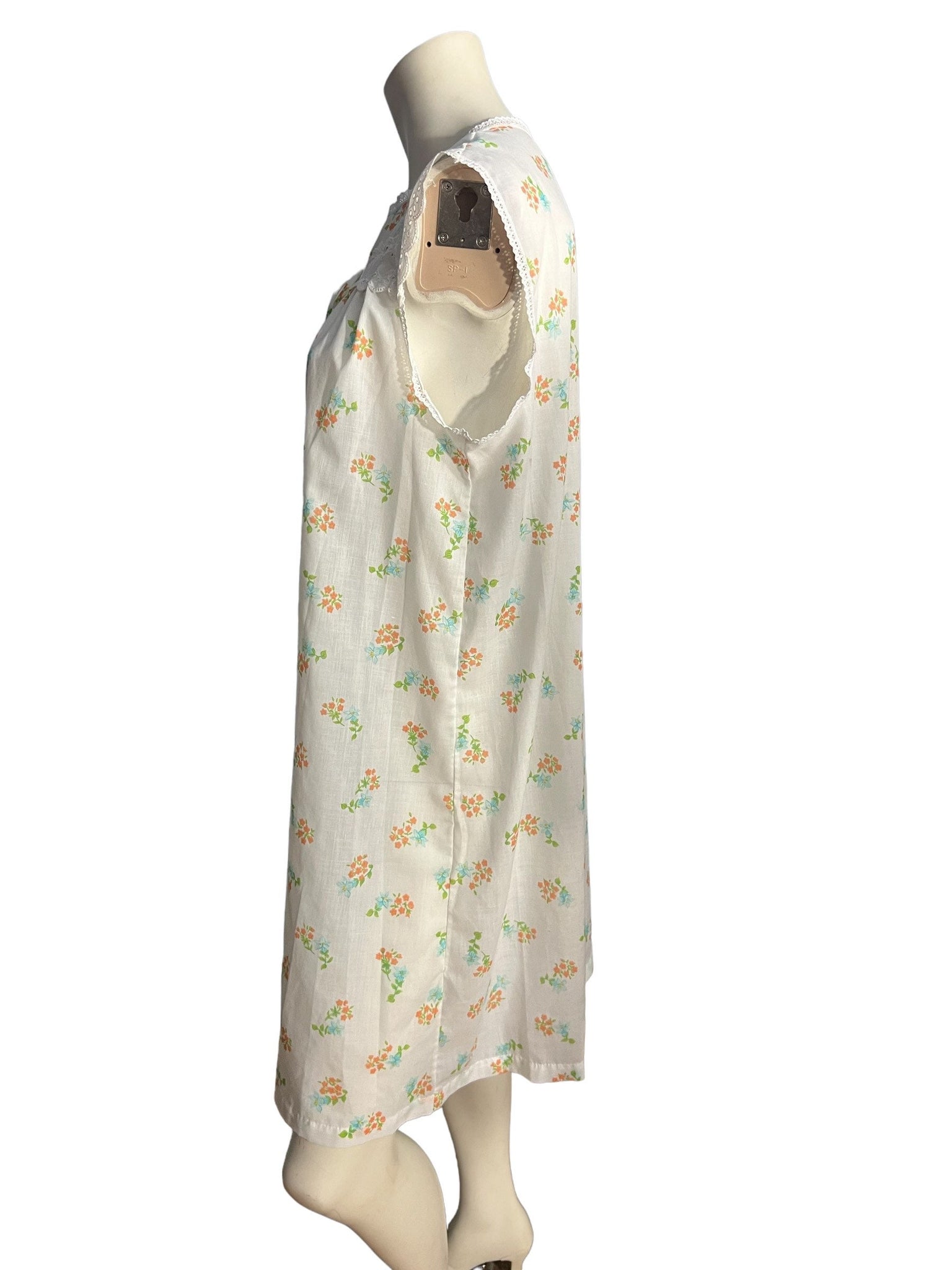 Vintage Philmaid cotton nightgown robe set M