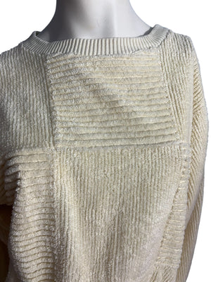 Vintage 70's Crowntuft terry shirt top L