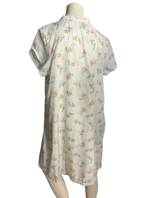 Vintage Philmaid cotton nightgown robe set M