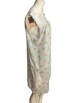 Vintage Philmaid cotton nightgown robe set M