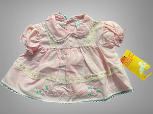 Vintage baby dress 0-6 months deadstock