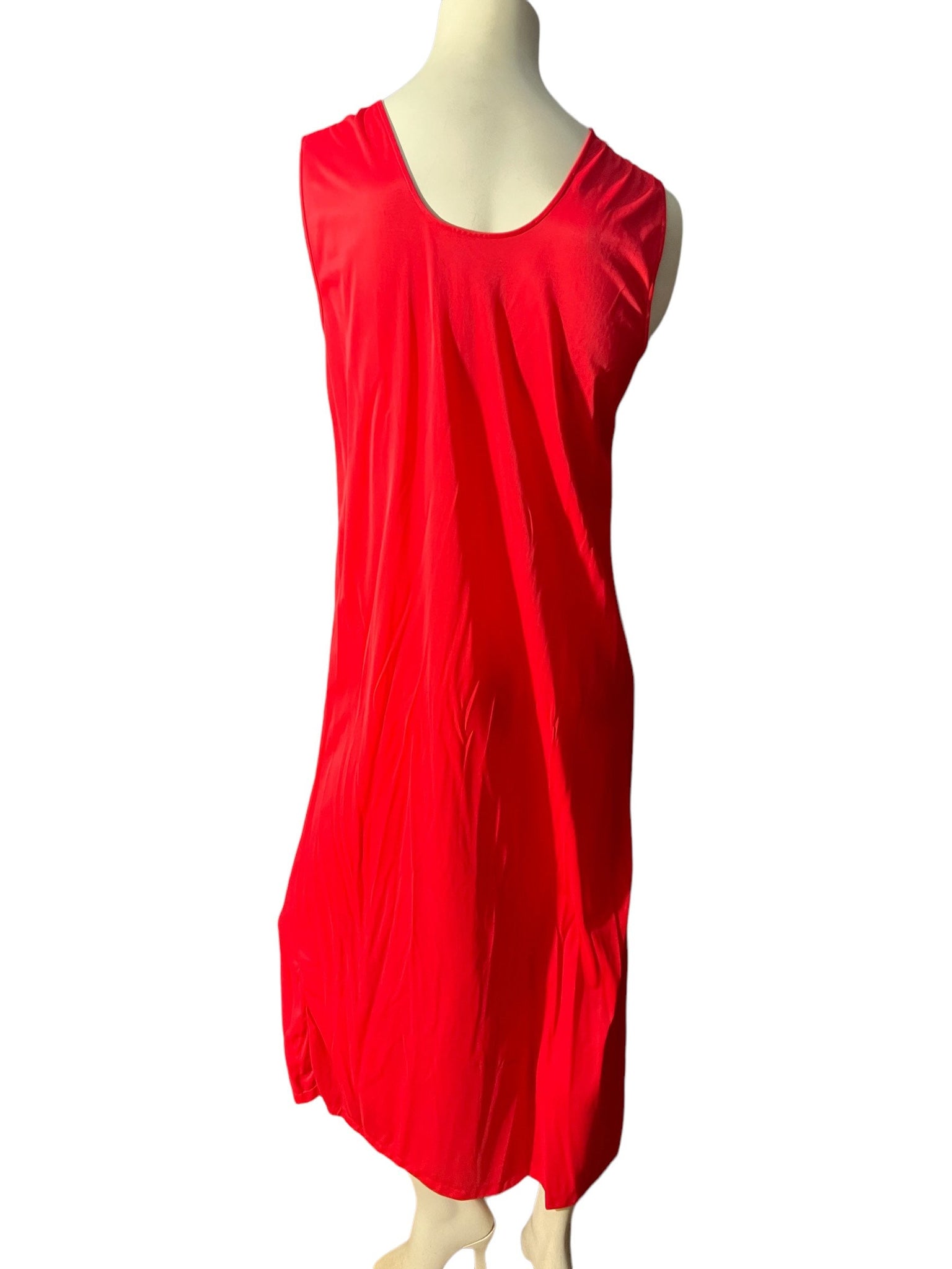 Vintage 70's red long nightgown M