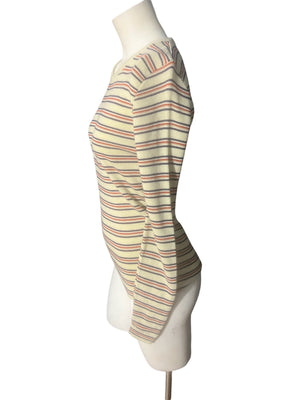 Vintage 70's Pebble Beach striped knit shirt S