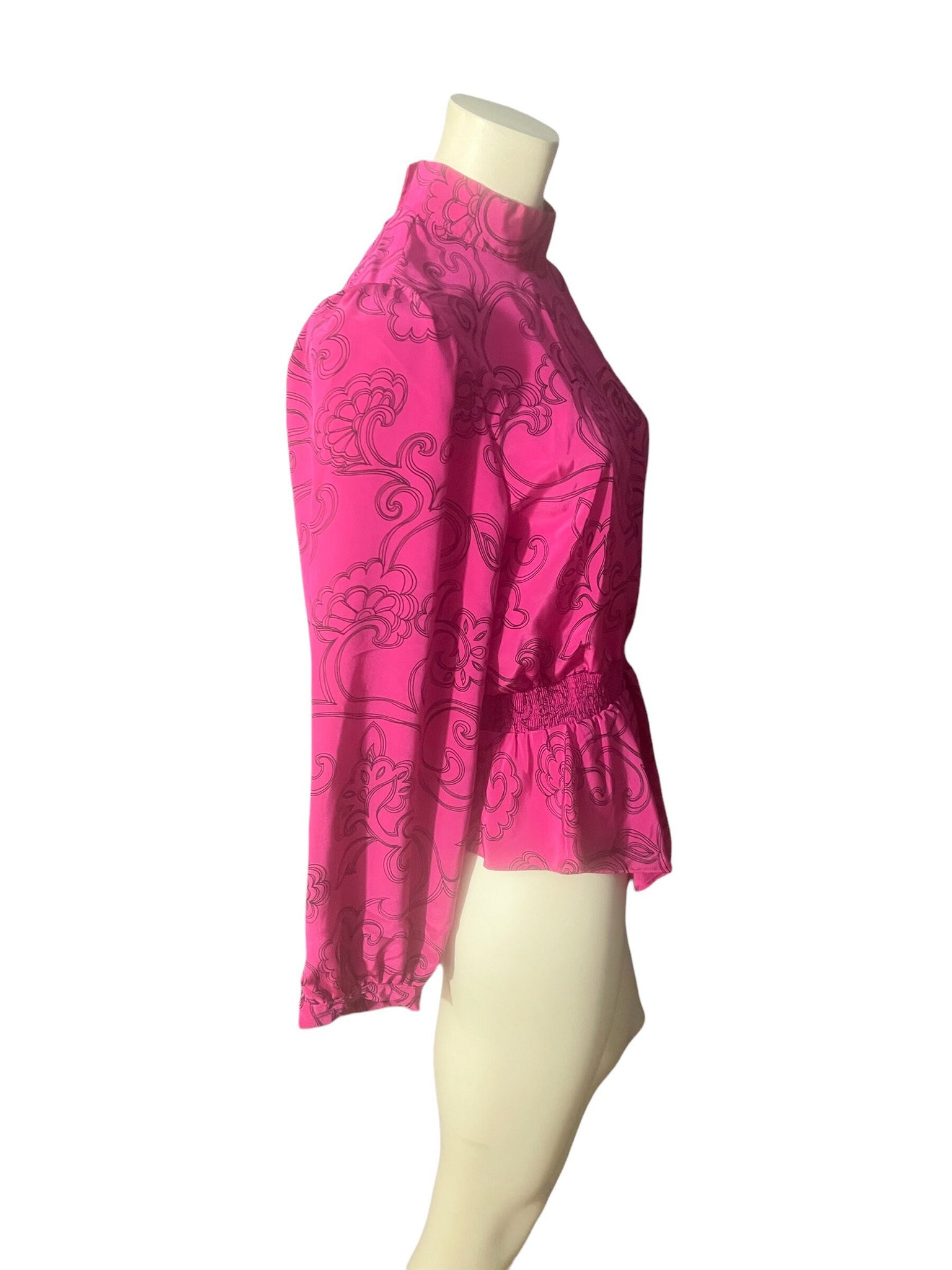 Vintage 80's Laura Henson blouse L 12