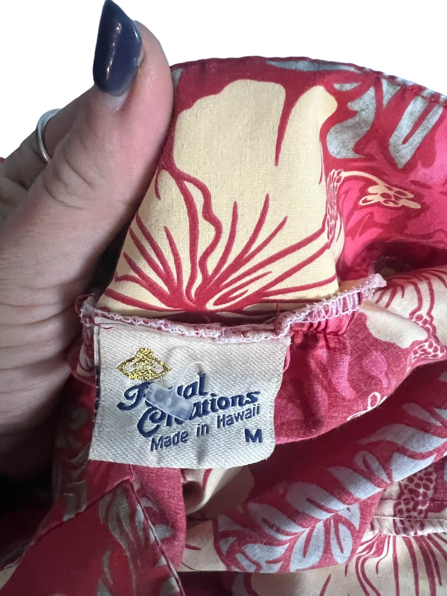Vintage Royal Creations Hawaiian Caftan dress M