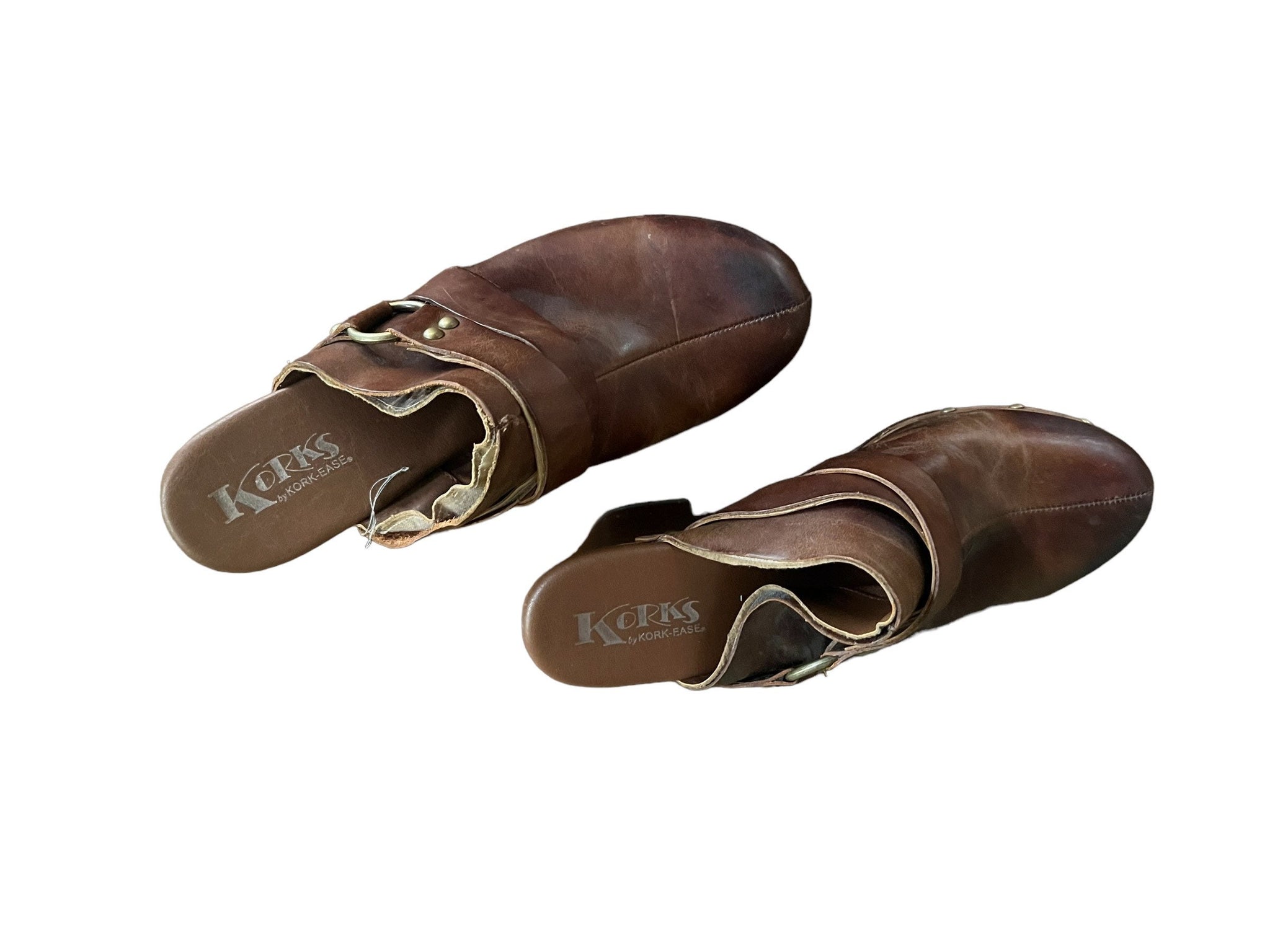 Vintage Korks by Kork Ease platform clogs 10