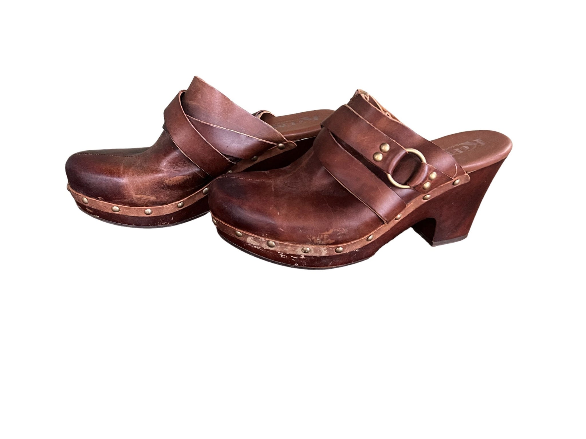 Vintage Korks by Kork Ease platform clogs 10