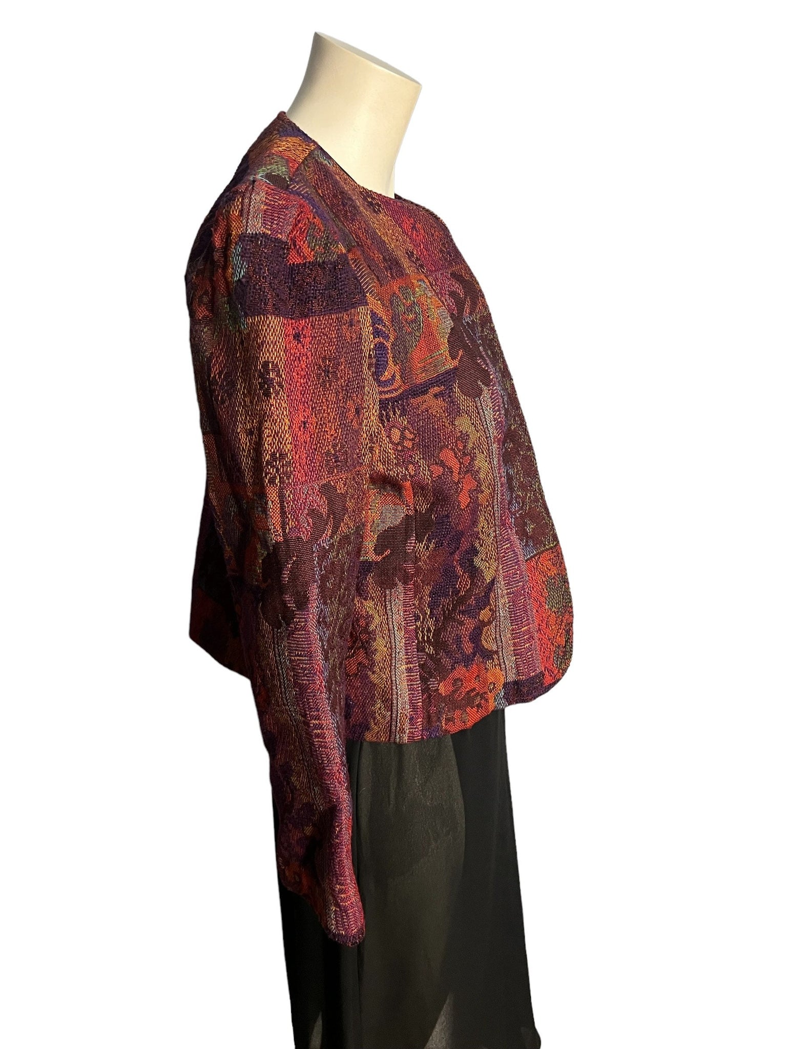 Vintage 70’s woven short jacket blazer M
