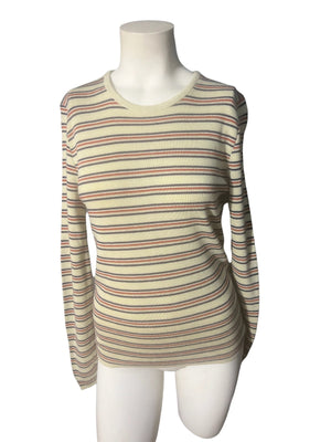Vintage 70's Pebble Beach striped knit shirt S