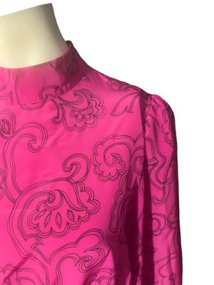 Vintage 80's Laura Henson blouse L 12