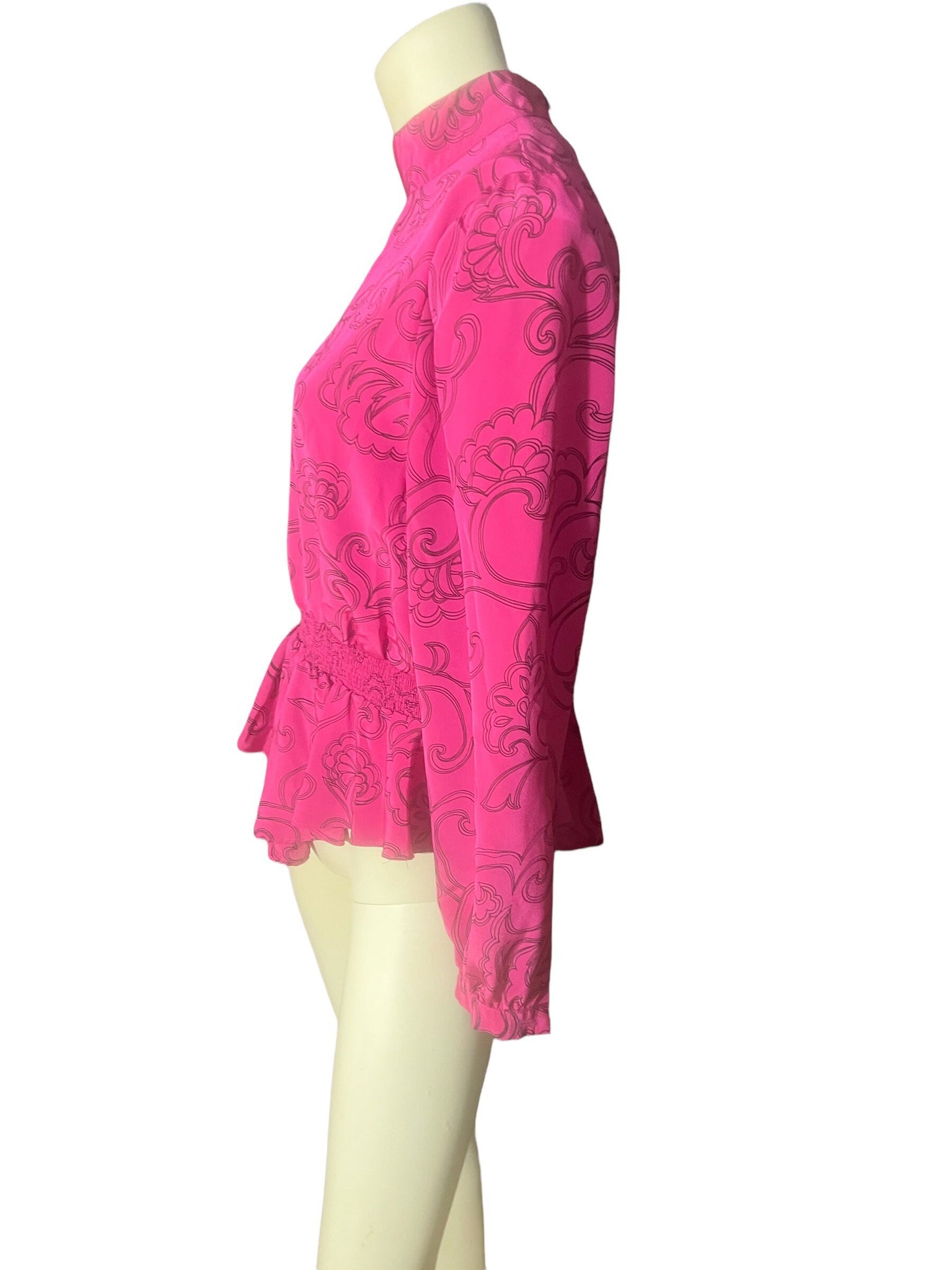 Vintage 80's Laura Henson blouse L 12