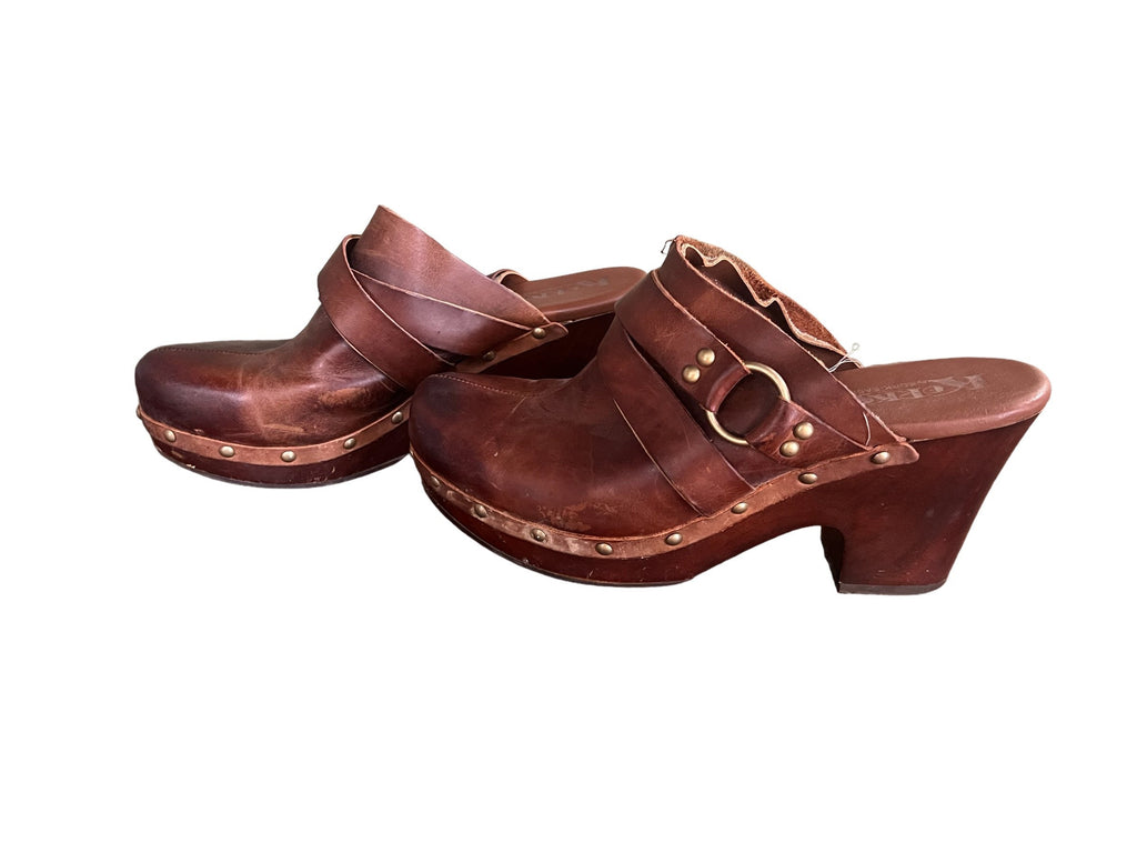 Vintage Korks by Kork Ease platform clogs 10