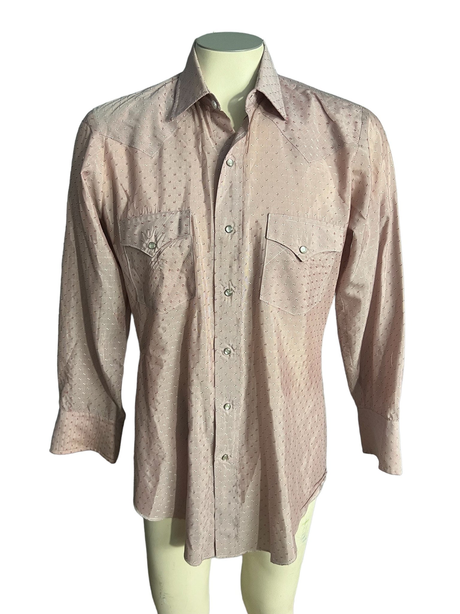 Vintage 70's western cowboy shirt Fenton 42 M L